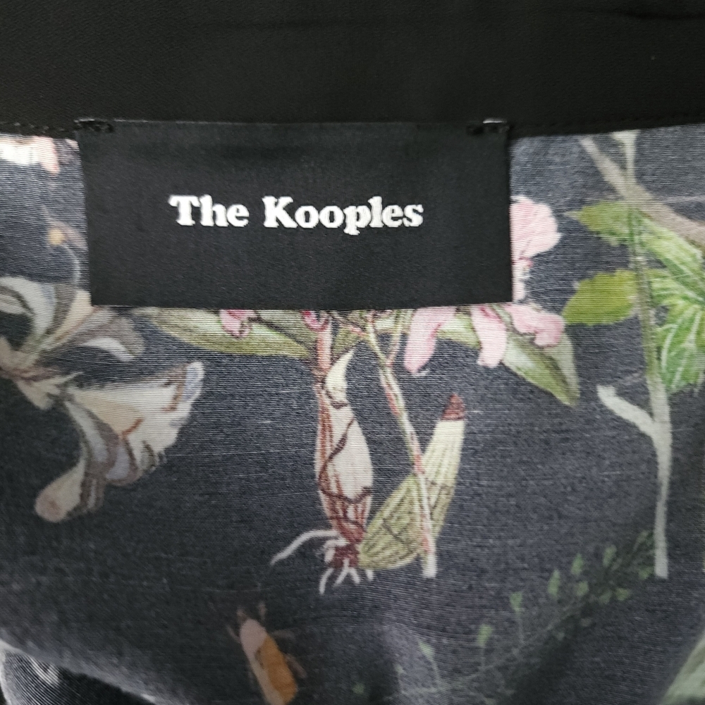 The Kooples Daisy Love Floral Lace Mini Dress Black - Picture 6 of 10